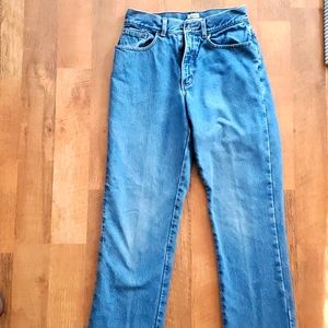 LL Bean flannel lined jeans original fit